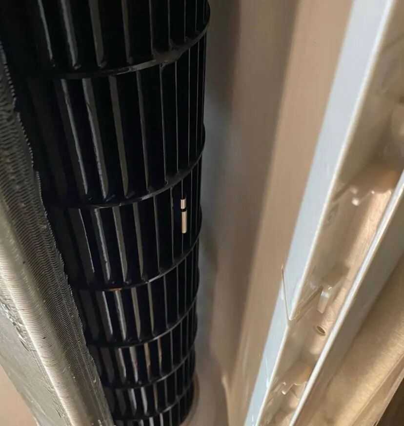 AC cleaning Limassol — after photo: spotless heat exchanger and casing